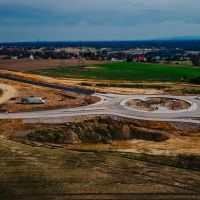 Obwodnica i łącznica, węzeł Bieruń, ronda - stan na dzień 9 kwietnia 2026 r.  (1)