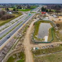 Obwodnica i łącznica, węzeł Bieruń, ronda - stan na dzień 9 kwietnia 2026 r.  (13)