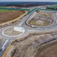 Obwodnica i łącznica, węzeł Bieruń, ronda - stan na dzień 9 kwietnia 2026 r.  (4)