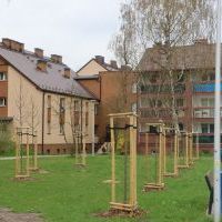 Droga wewnętrzna w ulicy Chemików po remoncie - kwiecień 2026r. (10)