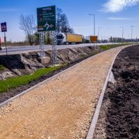 Obwodnica, węzeł Bieruń i łącznica (z poziomu ziemi) - 22 kwietnia 2026 roku (8)