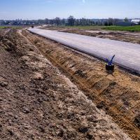 Obwodnica, węzeł Bieruń i łącznica (z poziomu ziemi) - 22 kwietnia 2026 roku (2)