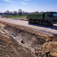 Obwodnica, węzeł Bieruń i łącznica (z poziomu ziemi) - 22 kwietnia 2026 roku (1)