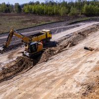 Obwodnica, węzeł Bieruń i łącznica (z poziomu ziemi) - 22 kwietnia 2026 roku (3)