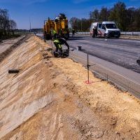 Obwodnica, węzeł Bieruń i łącznica (z poziomu ziemi) - 22 kwietnia 2026 roku (2)