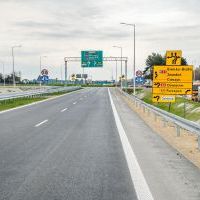 Obwodnica, węzeł Bieruń i łącznica (z poziomu ziemi) - 22 kwietnia 2026 roku