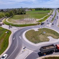 Obwodnica, węzeł Bieruń i łącznica (z lotu ptaka) - 5 maja 2026 roku (9)