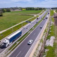 Obwodnica, węzeł Bieruń i łącznica (z lotu ptaka) - 5 maja 2026 roku (7)