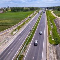 Obwodnica, węzeł Bieruń i łącznica (z lotu ptaka) - 5 maja 2026 roku (6)