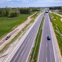 Obwodnica, węzeł Bieruń i łącznica (z lotu ptaka) - 5 maja 2026 roku (5)