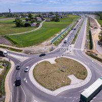 Obwodnica, węzeł Bieruń i łącznica (z lotu ptaka) - 5 maja 2026 roku (1)