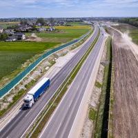 Obwodnica, węzeł Bieruń i łącznica (z lotu ptaka) - 5 maja 2026 roku (19)