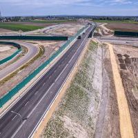 Obwodnica, węzeł Bieruń i łącznica (z lotu ptaka) - 5 maja 2026 roku (12)