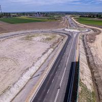Obwodnica, węzeł Bieruń i łącznica (z lotu ptaka) - 5 maja 2026 roku (10)
