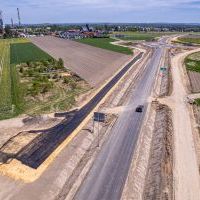 Obwodnica, węzeł Bieruń i łącznica (z lotu ptaka) - 5 maja 2026 roku (8)