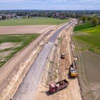 Obwodnica, węzeł Bieruń i łącznica (z lotu ptaka) - 5 maja 2026 roku (4)