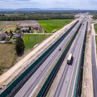 Obwodnica, węzeł Bieruń i łącznica (z lotu ptaka) - 5 maja 2026 roku (9)