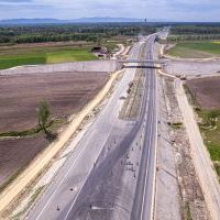 Obwodnica, węzeł Bieruń i łącznica (z lotu ptaka) - 5 maja 2026 roku (7)
