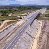 Obwodnica, węzeł Bieruń i łącznica (z lotu ptaka) - 5 maja 2026 roku (3)