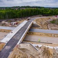 Budowa drogi S1 - Kosztowy - Bieruń - maj 2026 (zdjęcia z lotu ptaka) (13)