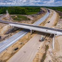 Budowa drogi S1 - Kosztowy - Bieruń - maj 2026 (zdjęcia z lotu ptaka) (12)