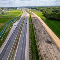 Obwodnica, węzeł Bieruń i łącznica (z lotu ptaka) - 23 maja 2026 roku (1)