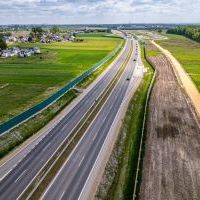 Obwodnica, węzeł Bieruń i łącznica (z lotu ptaka) - 23 maja 2026 roku (14)