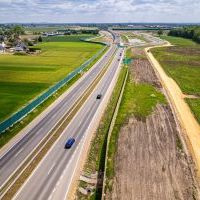 Obwodnica, węzeł Bieruń i łącznica (z lotu ptaka) - 23 maja 2026 roku (13)