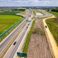 Obwodnica, węzeł Bieruń i łącznica (z lotu ptaka) - 23 maja 2026 roku (12)