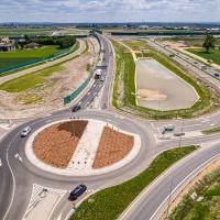 Obwodnica, węzeł Bieruń i łącznica (z lotu ptaka) - 23 maja 2026 roku (11)
