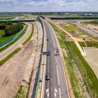 Obwodnica, węzeł Bieruń i łącznica (z lotu ptaka) - 23 maja 2026 roku (10)