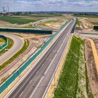 Obwodnica, węzeł Bieruń i łącznica (z lotu ptaka) - 23 maja 2026 roku (9)