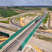 Obwodnica, węzeł Bieruń i łącznica (z lotu ptaka) - 23 maja 2026 roku (8)