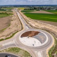 Obwodnica, węzeł Bieruń i łącznica (z lotu ptaka) - 23 maja 2026 roku (7)