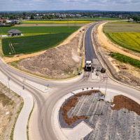 Obwodnica, węzeł Bieruń i łącznica (z lotu ptaka) - 23 maja 2026 roku (4)