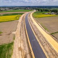 Obwodnica, węzeł Bieruń i łącznica (z lotu ptaka) - 23 maja 2026 roku (1)