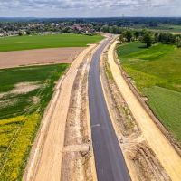 Obwodnica, węzeł Bieruń i łącznica (z lotu ptaka) - 23 maja 2026 roku (14)