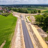 Obwodnica, węzeł Bieruń i łącznica (z lotu ptaka) - 23 maja 2026 roku (12)