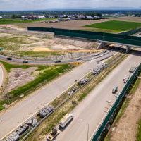 Obwodnica, węzeł Bieruń i łącznica (z lotu ptaka) - 23 maja 2026 roku (9)