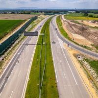 Obwodnica, węzeł Bieruń i łącznica (z lotu ptaka) - 23 maja 2026 roku (6)