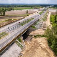 Obwodnica, węzeł Bieruń i łącznica (z lotu ptaka) - 23 maja 2026 roku (11)