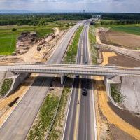 Obwodnica, węzeł Bieruń i łącznica (z lotu ptaka) - 23 maja 2026 roku (9)