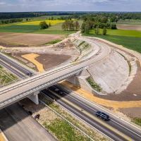 Obwodnica, węzeł Bieruń i łącznica (z lotu ptaka) - 23 maja 2026 roku (7)