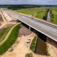 Obwodnica, węzeł Bieruń i łącznica (z lotu ptaka) - 23 maja 2026 roku (4)