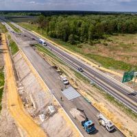 Obwodnica, węzeł Bieruń i łącznica (z lotu ptaka) - 23 maja 2026 roku (2)