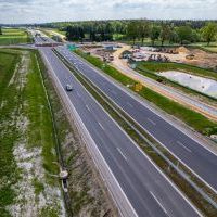 Obwodnica, węzeł Bieruń i łącznica (z lotu ptaka) - 23 maja 2026 roku (5)