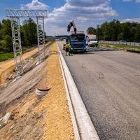 Obwodnica, węzeł Bieruń i łącznica (z poziomu ziemi) - 23 maja 2026 roku (2)