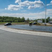 Obwodnica, węzeł Bieruń i łącznica (z poziomu ziemi) - 23 maja 2026 roku (2)