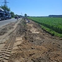 Budowa ścieżki rowerowej wzdłuż ul. Oświęcimskiej - czerwiec 2026 (2)