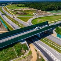 Obwodnica, węzeł Bieruń i łącznica (z lotu ptaka) - 24 czerwca 2026 roku (13)